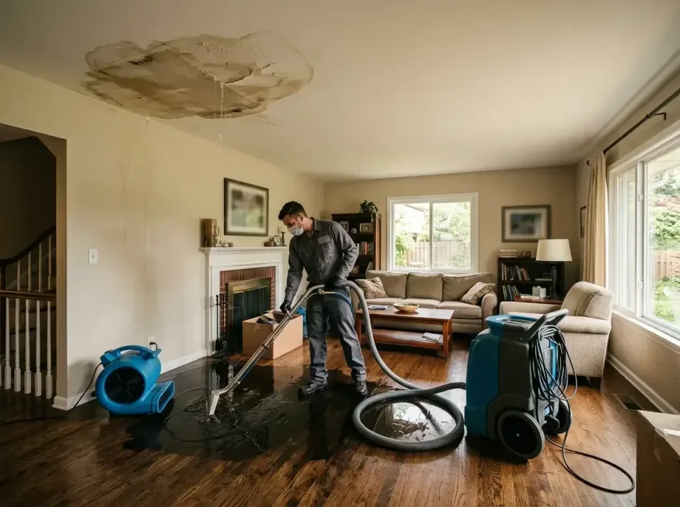 attic-pipe-burst-ceiling-drip-008 — frequently asked questions, Water Damage Restoration & Carpet Care in Ames, IA